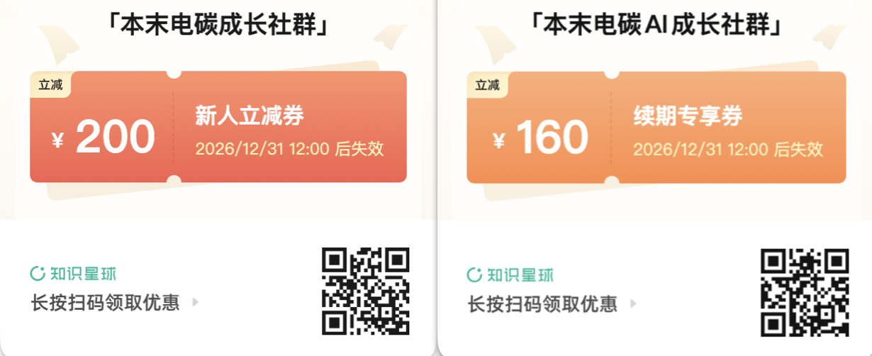 扫码领取优惠券